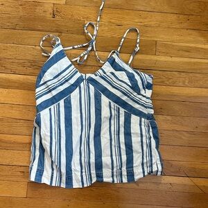 Target Blue and White Striped Camisole